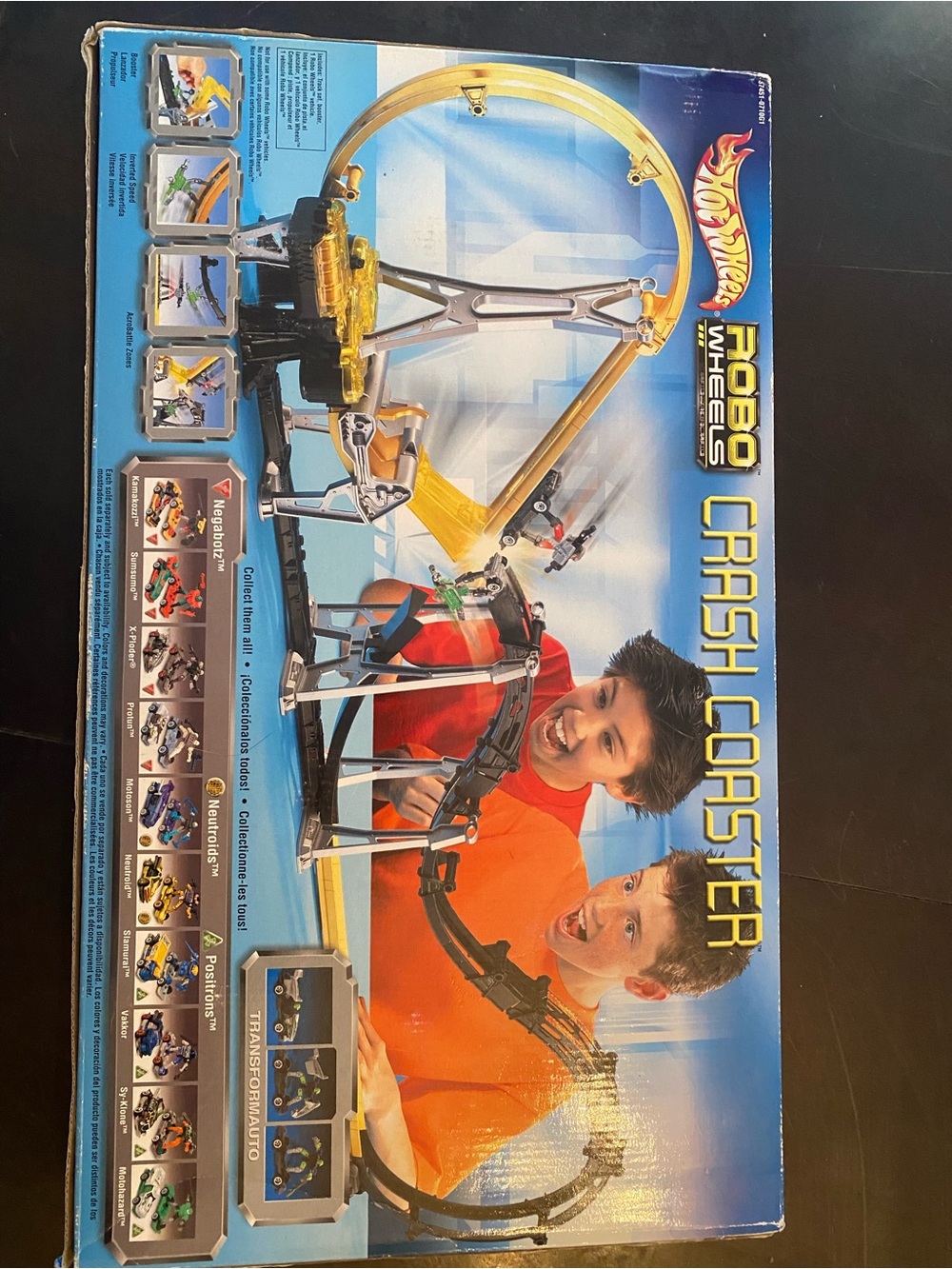 Hot Wheels Crash Coaster Track Set - Yellow & Black